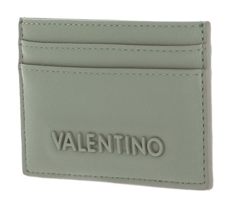 VALENTINO Cognac Credit Card Case Azzurro