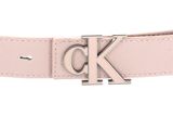 Calvin Klein CKJ Monogram Mono Hardware Outline Belt 25MM W90 Pale Conch Shell Calvin Klein CKJ Monogram Mono Hardware Outline Belt 25MM W90 Pale Conch Shell