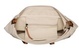 camel active Sand Zip Tote Bag L Cream-White