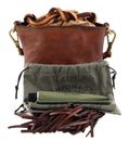 CAMPOMAGGI Traditional Zefiro Bucket Bag Mini Cognac