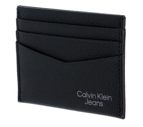 Calvin Klein Micro Pebble ID Cardholder Black