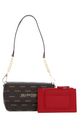 VALENTINO Champagne Satchel Mor / Rosso VALENTINO Champagne Satchel Mor / Rosso