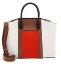 FURLA Miastella Tote Bag L Tangerine + Perla e + Cognac h FURLA Miastella Tote Bag L Tangerine + Perla e + Cognac h