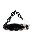 FURLA Moon Shoulder Bag S Toni Nero + Nero FURLA Moon Shoulder Bag S Toni Nero + Nero