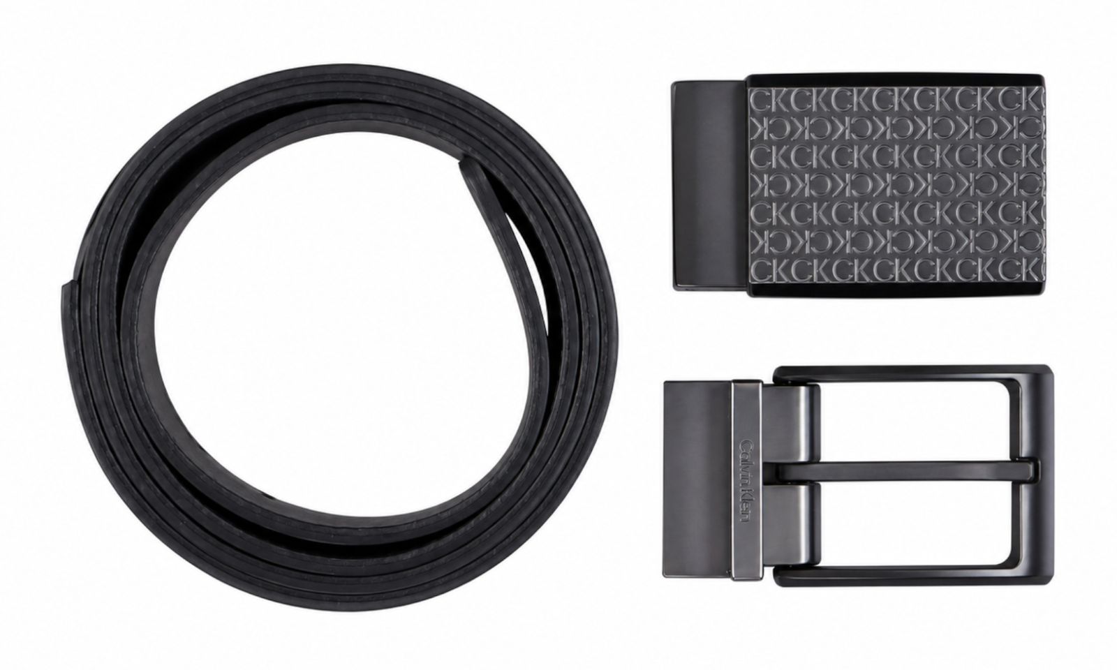 Calvin Klein Gifting ADJ Mono Plaque / CK Sleek 35MM W80 CK Black - kürzbar