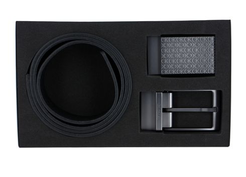 Calvin Klein Gifting ADJ Mono Plaque / CK Sleek 35MM W85 CK Black - shortenable