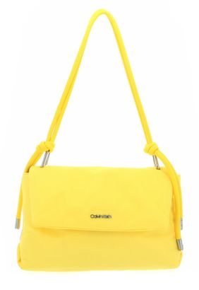 Calvin Klein Roped Shoulder Bag Nylon Magnetic Yellow