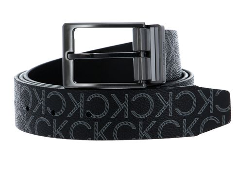 Calvin Klein Formal Adjustable Rev CK Sleek Mono 35mm W115 Black / Classic Mono - shortenable