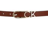 Calvin Klein Re-Lock Capital CK Logo Belt 2CM W85 Cognac Calvin Klein Re-Lock Capital CK Logo Belt 2CM W85 Cognac