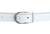 Calvin Klein CK Must Bridge 3CM Belt Perf W100 CK White Calvin Klein CK Must Bridge 3CM Belt Perf W100 CK White