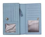 MUSTANG Seattle Leather Long Wallet Top Opening Flap New Blue MUSTANG Seattle Leather Long Wallet Top Opening Flap New Blue