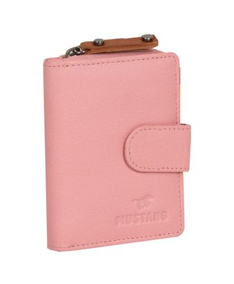 MUSTANG Seattle Leather Wallet Side Opening Pink