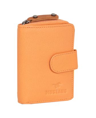 MUSTANG Seattle Leather Wallet Side Opening Orange