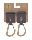 Lässig Casual Stroller Hooks With Carabiner Anthracite