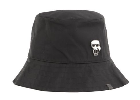 KARL LAGERFELD K / Ikonik Bucket Hat Black
