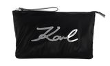 KARL LAGERFELD K / Signature Soft Pouch Black KARL LAGERFELD K / Signature Soft Pouch Black