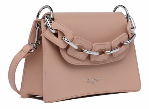 REPLAY Crossbody Bag Pink Brown