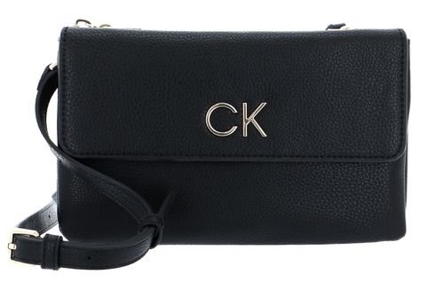 Calvin Klein Re-Lock DBL Crossbody Bag PBL CK Black