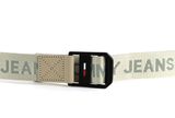 TOMMY HILFIGER TJM Webbing Belts Elevated Webbing 3.5 W95 Savannah Sand TOMMY HILFIGER TJM Webbing Belts Elevated Webbing 3.5 W95 Savannah Sand