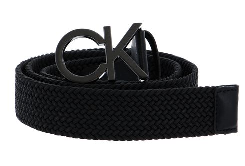Calvin Klein Logo CK Metal Elastic 35mm W95 CK Black