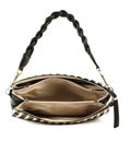 abro Raffia Jacquard Shoulder Bag Jamie Black / Natural abro Raffia Jacquard Shoulder Bag Jamie Black / Natural