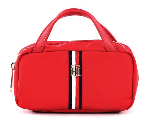 TOMMY HILFIGER Poppy Make Up Case CORP Red Corporate