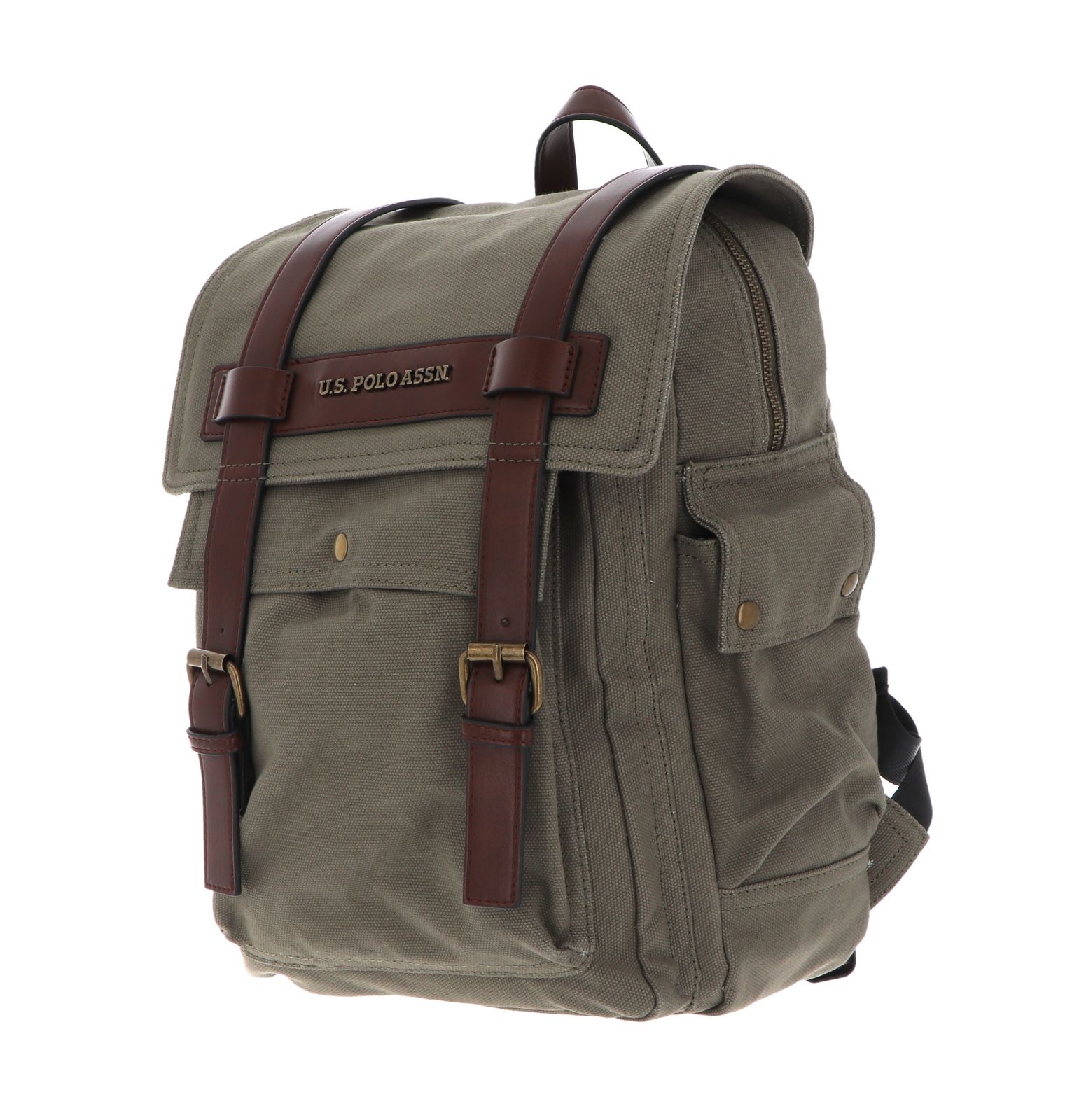 U.S. POLO ASSN. Lubbock Backpack Military Green | Buy bags, purses ...