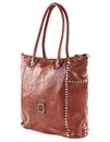CAMPOMAGGI Shopping Bag Vertical Cognac