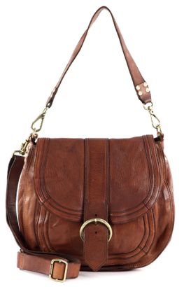 CAMPOMAGGI Atlanta Shoulder Bag M Cognac