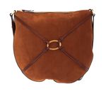 THE BRIDGE Amelia Hobo Bag Cognac / Marrone / Oro THE BRIDGE Amelia Hobo Bag Cognac / Marrone / Oro