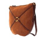 THE BRIDGE Amelia Hobo Bag Cognac / Marrone / Oro THE BRIDGE Amelia Hobo Bag Cognac / Marrone / Oro