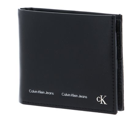 Calvin Klein Logo Stripe Bifold Black