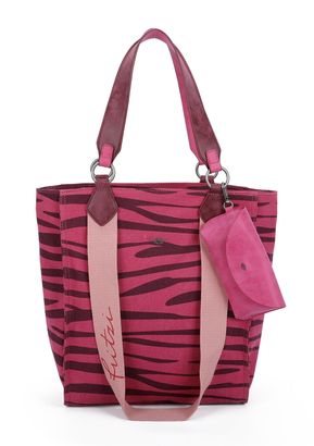 Fritzi aus Preußen Canvas Izzy02 Tote Zebra Pink