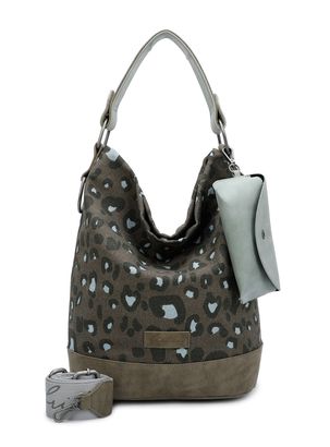 Fritzi aus Preußen Canvas Izzy07 Olga Hobo Bag Leo Jungle