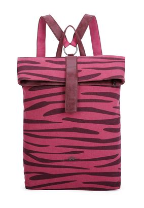 Fritzi aus Preußen Canvas Izzy03 Backpack Zebra Pink