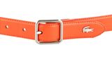 LACOSTE Elegance Bicolor Reversible Belt W80 Flame Pumpkin