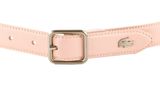 LACOSTE Elegance Bicolor Reversible Belt W80 Chair Amande