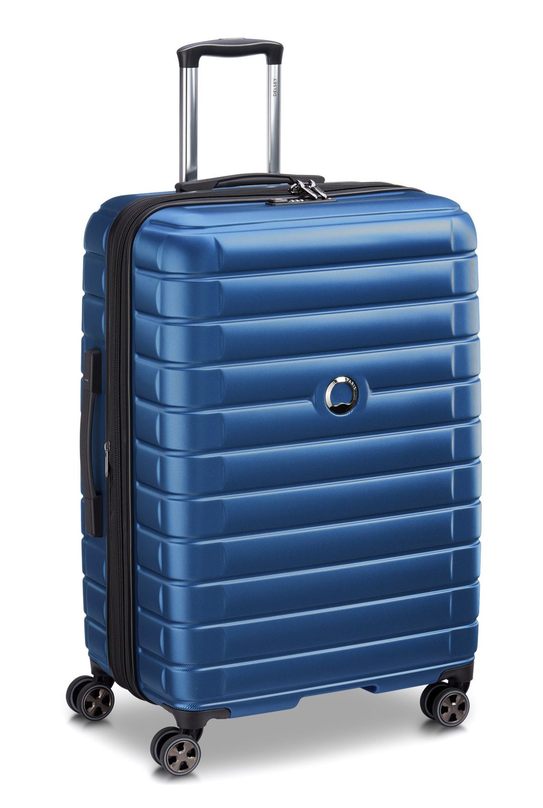DELSEY PARIS Shadow 5.0 4DR Expandable Trolley 75 Blue DELSEY PARIS Shadow 5.0 4DR Expandable Trolley 75 Blue