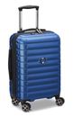 DELSEY PARIS Shadow 5.0 Expandable 4DR Cabin Trolley 55 Blue DELSEY PARIS Shadow 5.0 Expandable 4DR Cabin Trolley 55 Blue