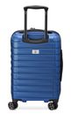 DELSEY PARIS Shadow 5.0 Expandable 4DR Cabin Trolley 55 Blue DELSEY PARIS Shadow 5.0 Expandable 4DR Cabin Trolley 55 Blue