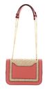 COCCINELLE Marvin Twist Rafia Handbag Natural / Geranium COCCINELLE Marvin Twist Rafia Handbag Natural / Geranium
