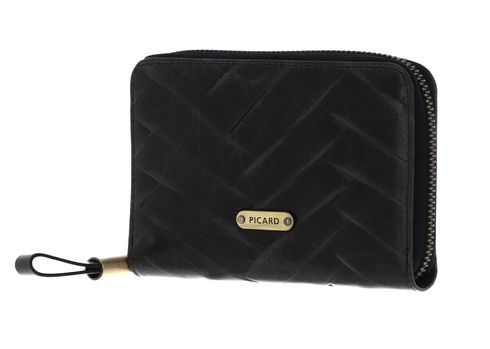 PICARD Basket 1 Zip Around Wallet Black
