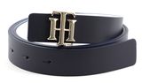 TOMMY HILFIGER SPWW Belts Signature 3.0 Belt W75 Desert Sky / White TOMMY HILFIGER SPWW Belts Signature 3.0 Belt W75 Desert Sky / White