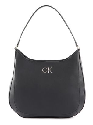 Calvin Klein Re-Lock Hobo CK Black