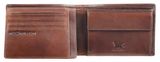 mano Don Marco Coin Wallet with Flap Darkbrown
