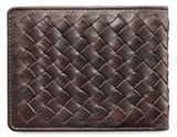 mano Don Luca Mini Coin Wallet with Flap S Dark Brown
