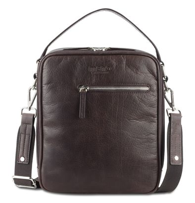 mano Don Pietro Bristol Crossover Bag Dark Brown