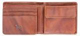 mano Don Luca Mini Coin Wallet with Flap S Cognac