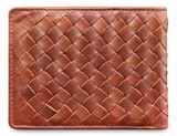 mano Don Luca Mini Coin Wallet with Flap S Cognac
