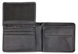 mano Don Luca Mini Coin Wallet with Flap S Black